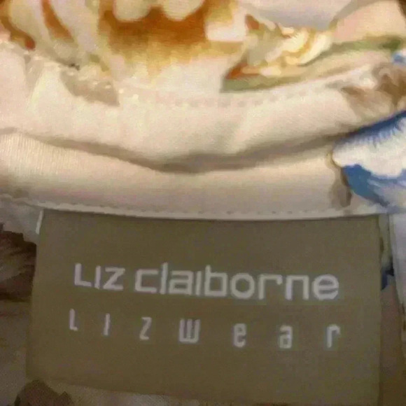 Liz Claiborne Sleeveless Patched Top Size M - Picture 3 of 3